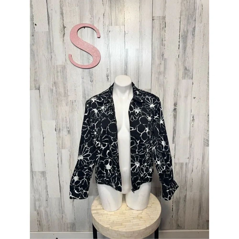 Chico’s blazer jacket zipper size 1